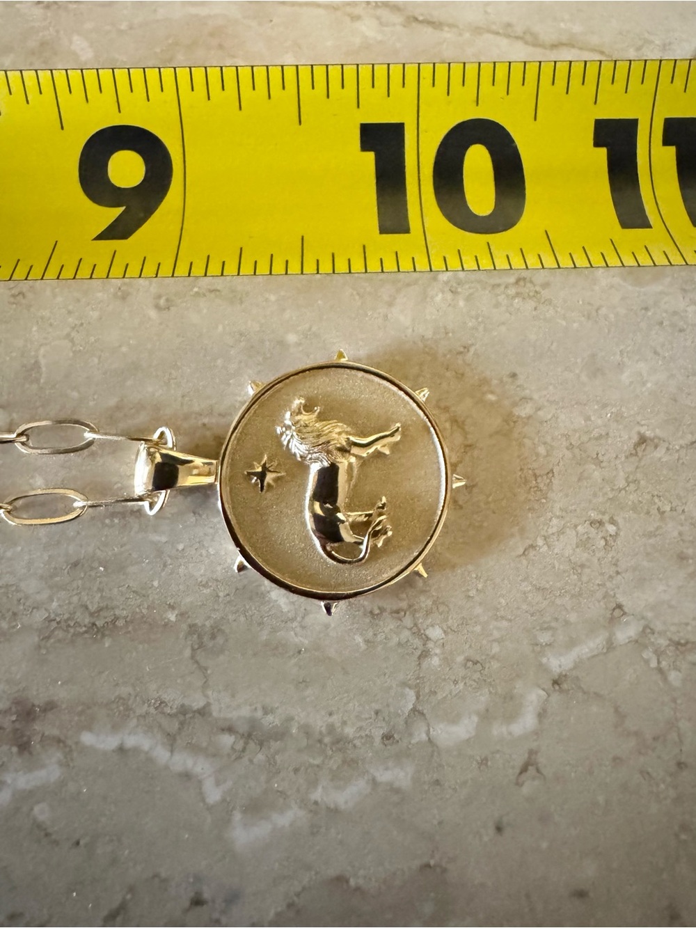 Jane Win Courage Small Pendant Coin with Chain - Picture 8 of 11